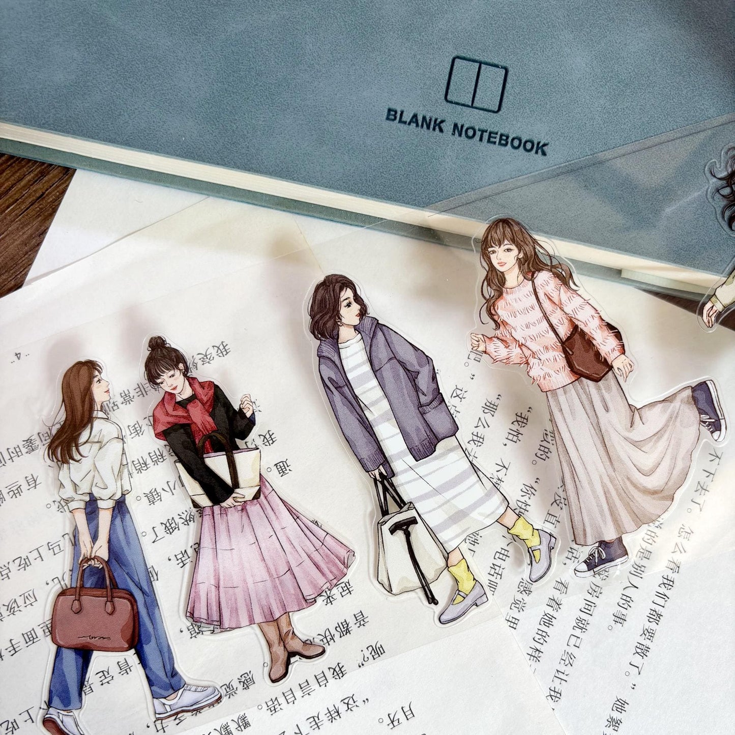 8cm*100 cm Die-Cut Casual Character Series One cycle Tape