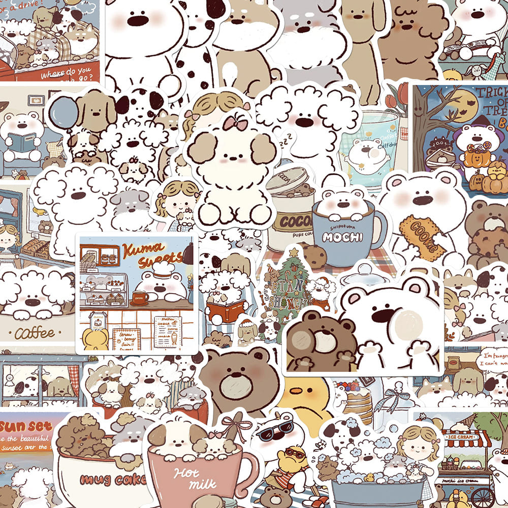 50PCS Cute Cartoon Stickers