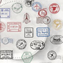 60PCS Vintage Postage Stamps Stickers