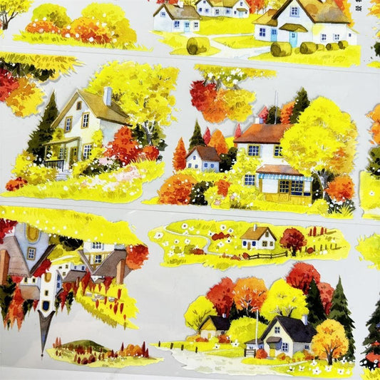One Loop Autumn Cottage PET Tape