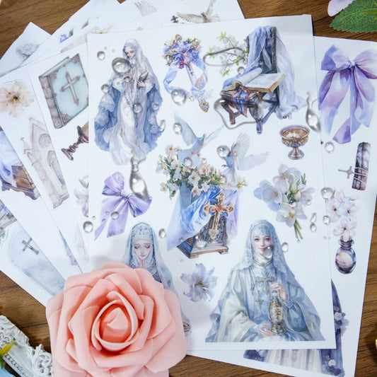 Angel Theme Sticker Book