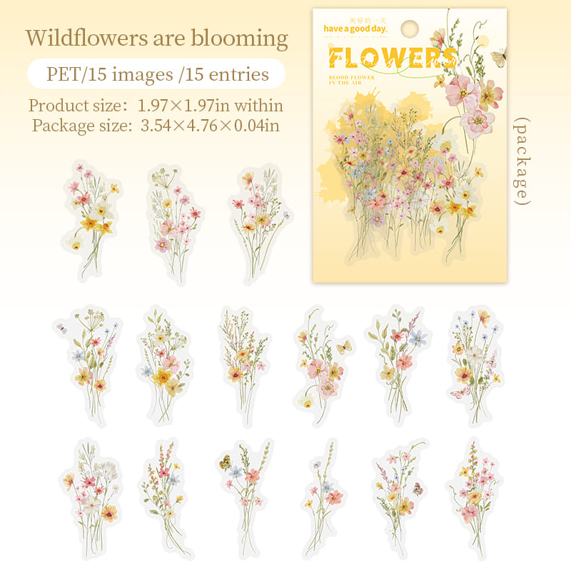 Flower Series Stickers