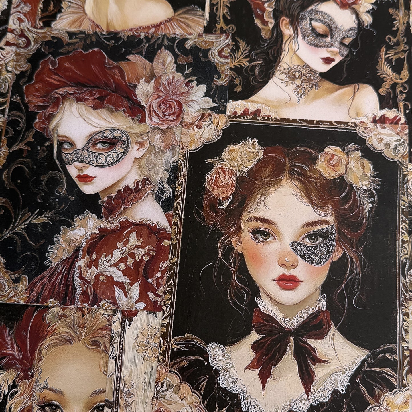Masquerade Ball Scrapbook Paper