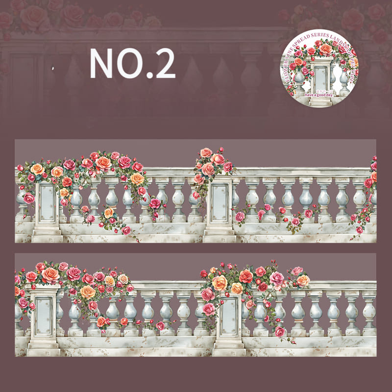 Flower Vine Decorative PET Tape