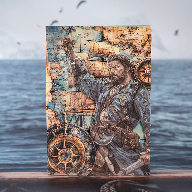 Nautical-themed scrapbook paper