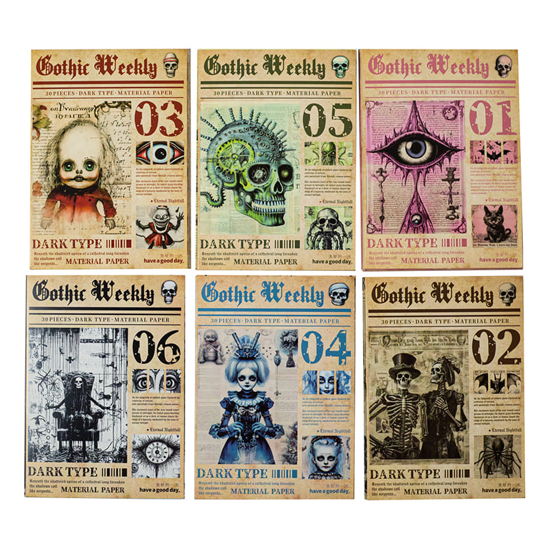 Gothic Theme Scrapbook Paper