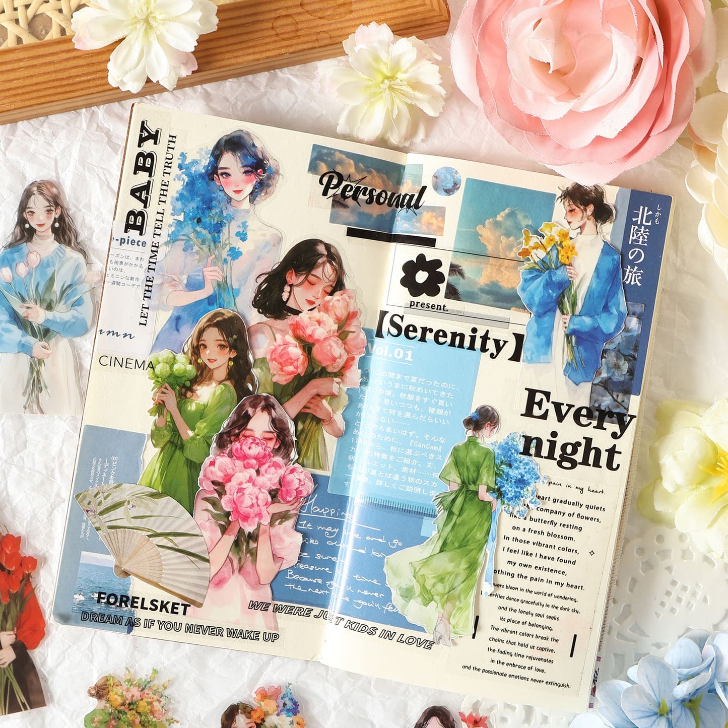 Elegant Ladies PET Stickers