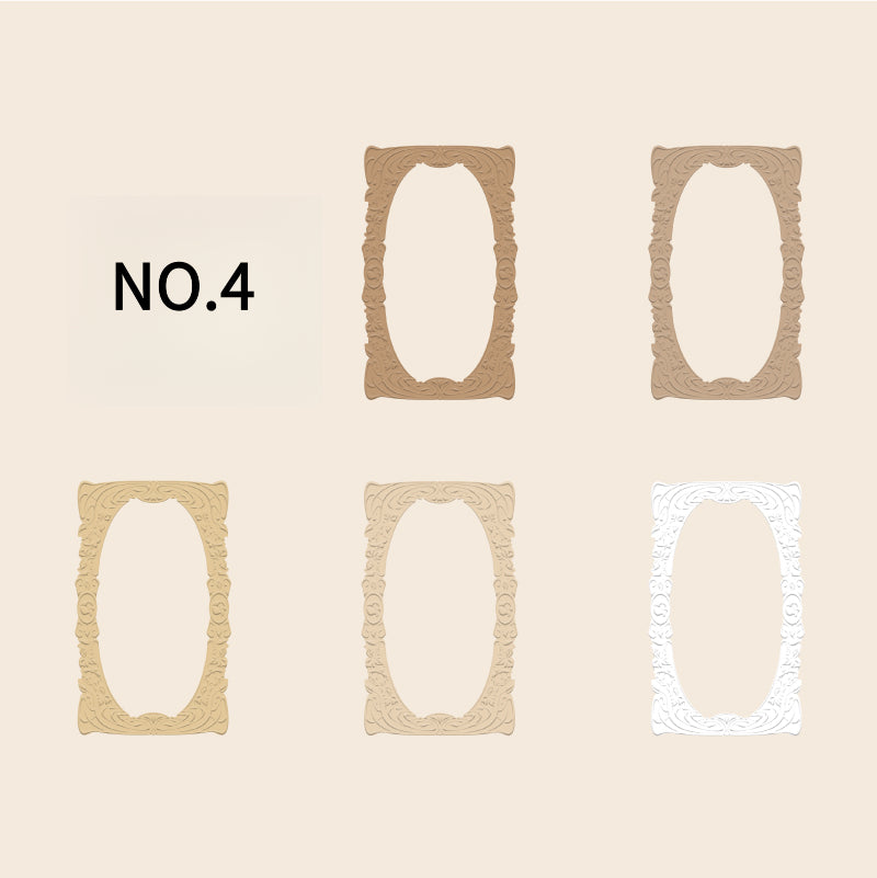 Hollow-out Border Card
