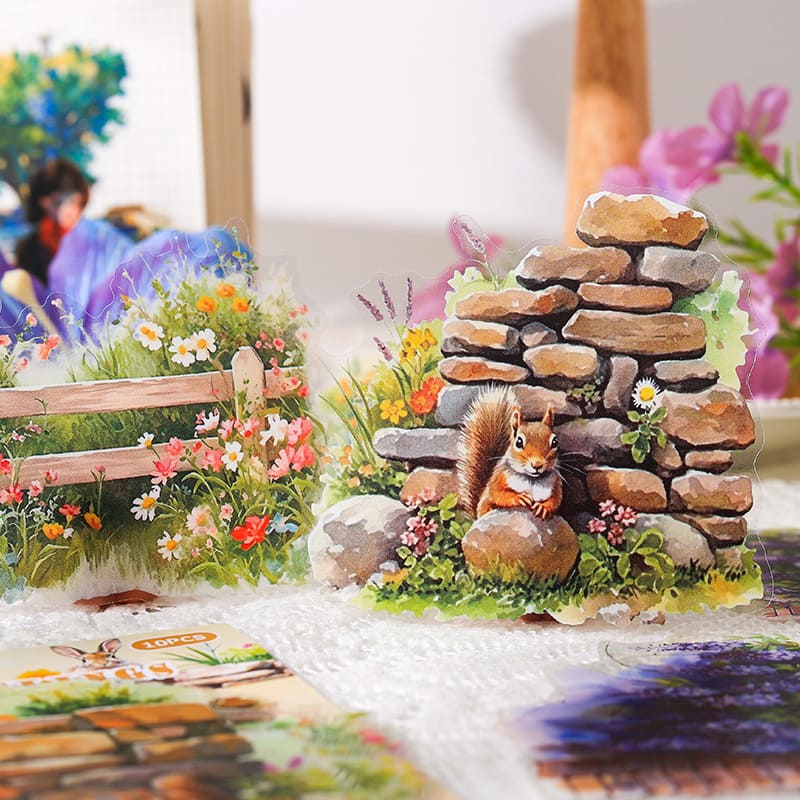 Secret Garden Theme Stickers