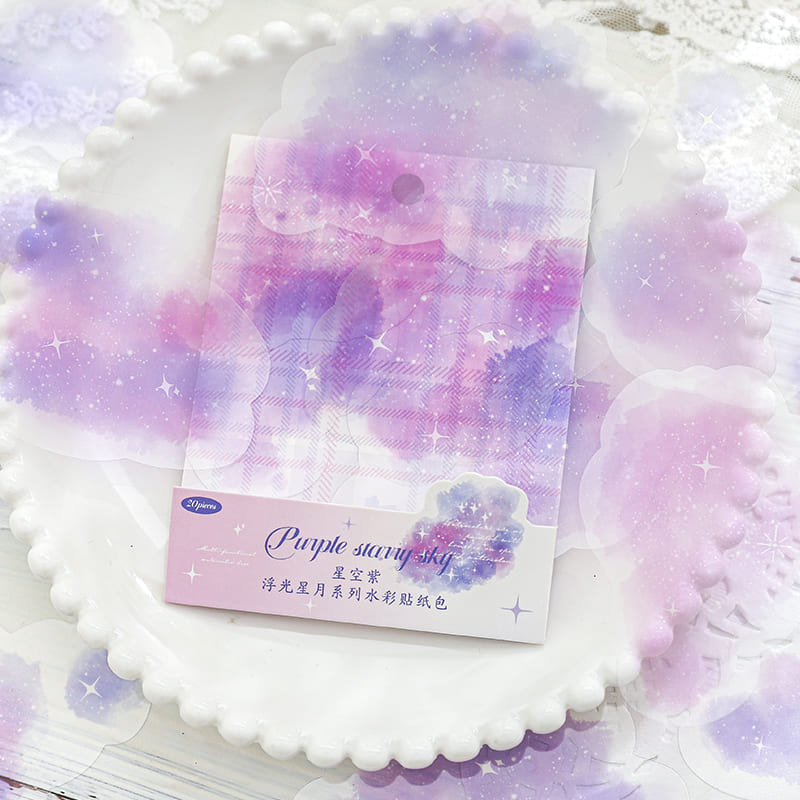 Watercolor Decorative Base Stickers