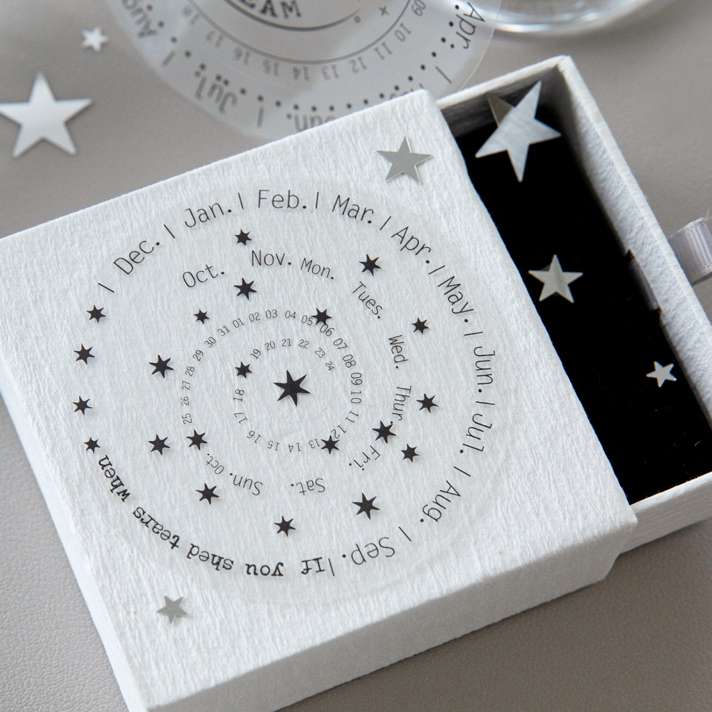 Galaxy Theme Die-cut PET Stickers