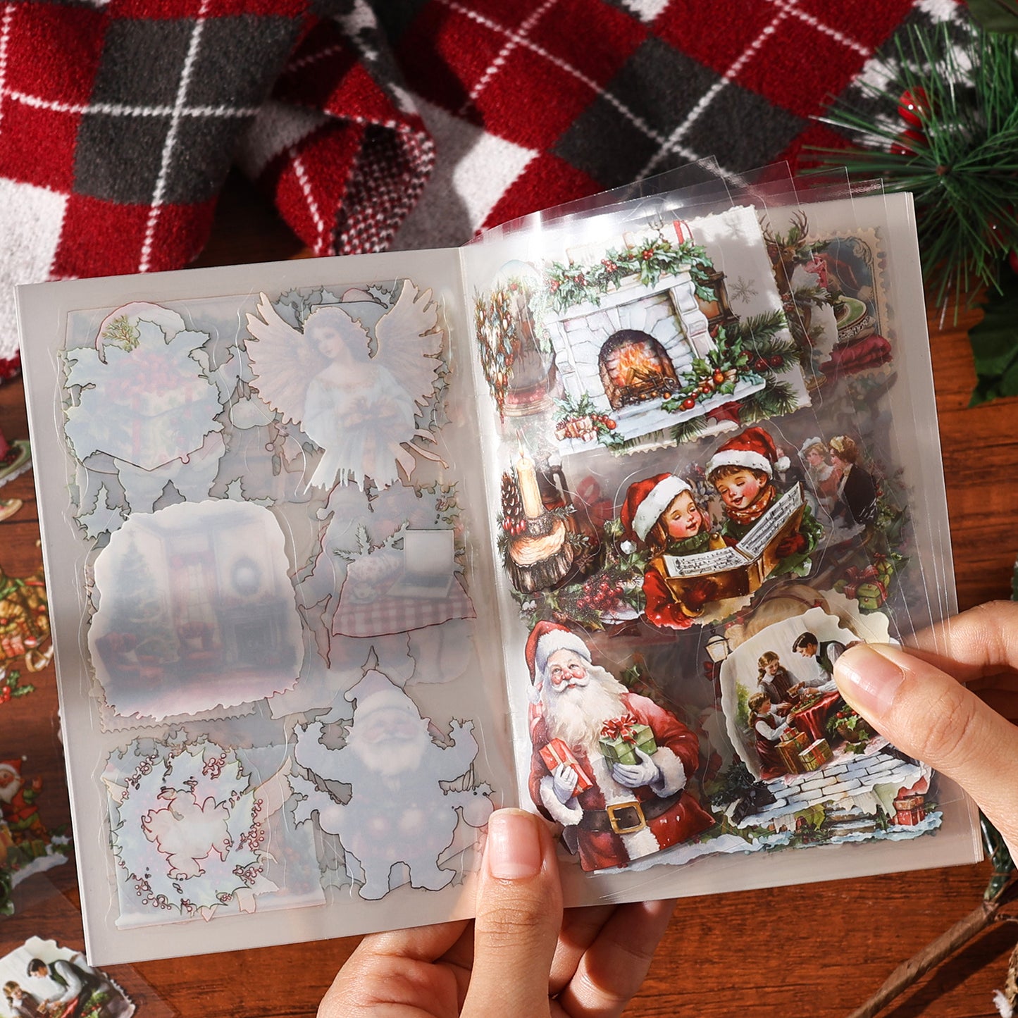 Die-cut Christmas Sticker Book