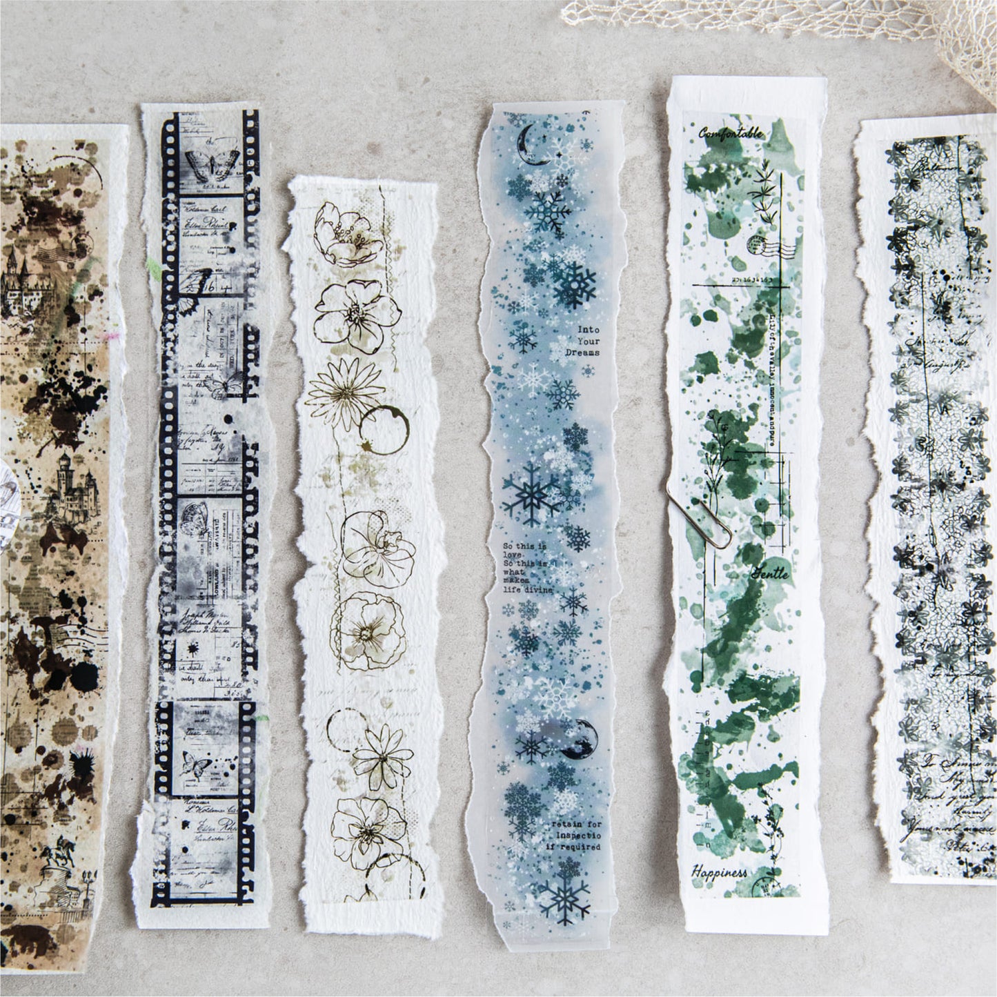 Ink Splatter Themed PET Tape