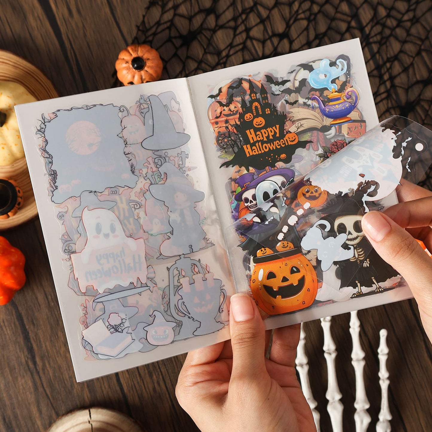 Die-cut Halloween Sticker Book