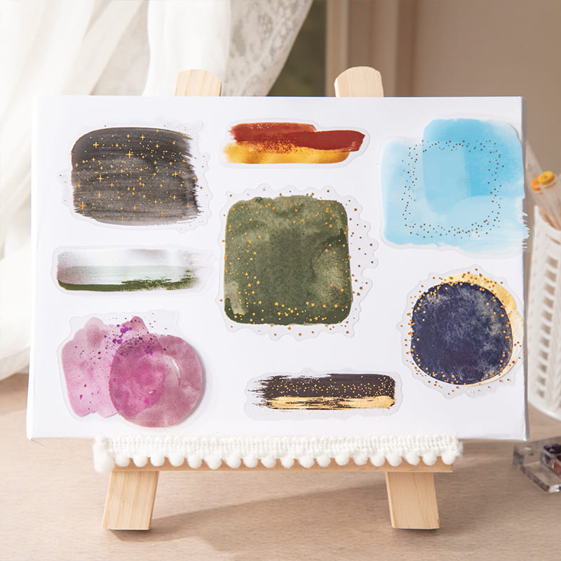 Watercolor Bleed PET Sticker