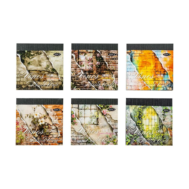 Vines & Brick Wall Series Stickers