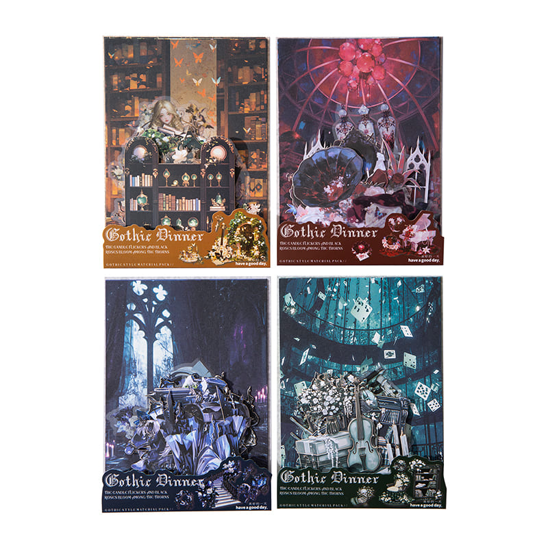 Dark Themed Scrapbook Pack
