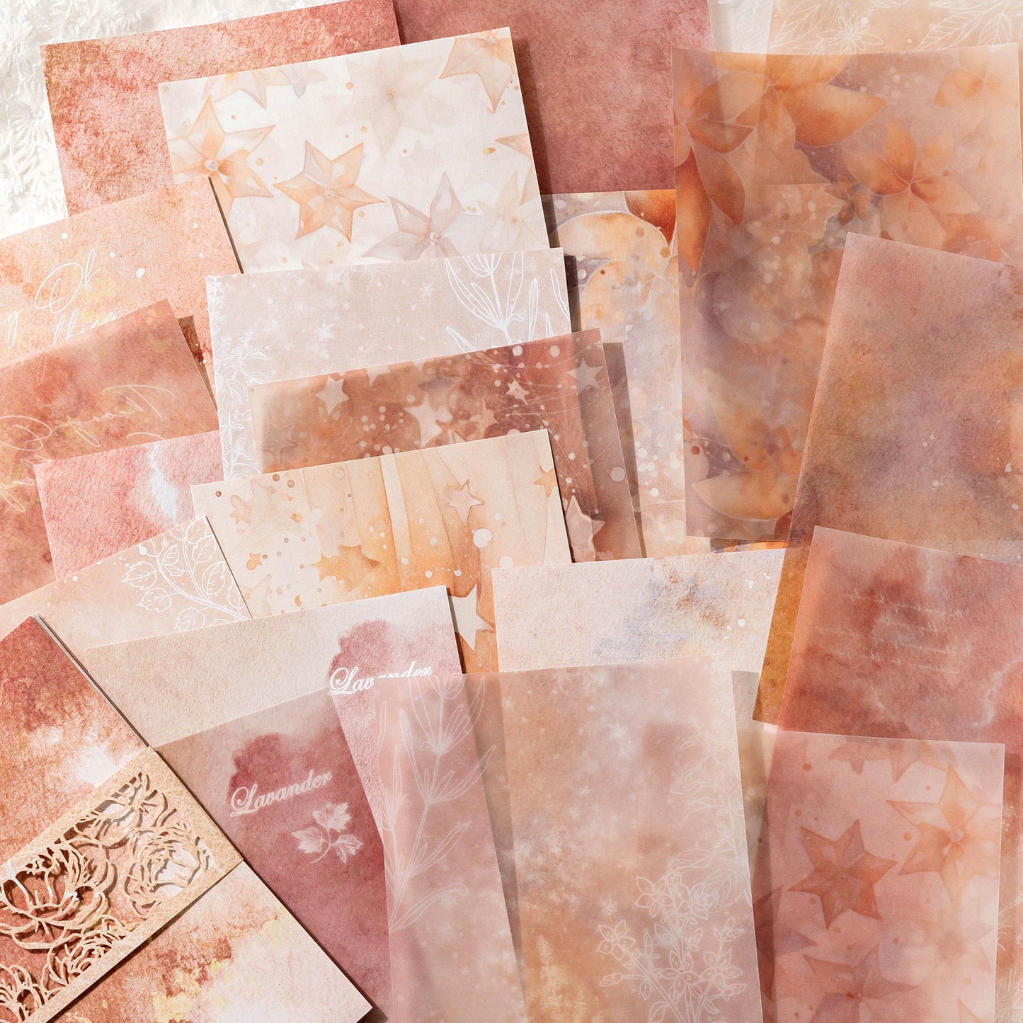 Colorful Bleeding Series Scrapbook Paper