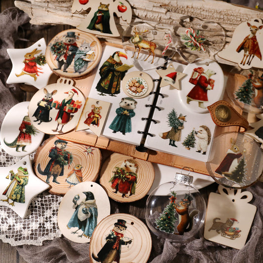 Christmas Animals Transfer Sticker