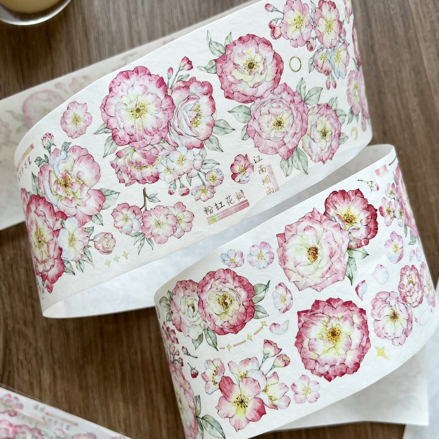 6cm*5m Pink Petal Tape