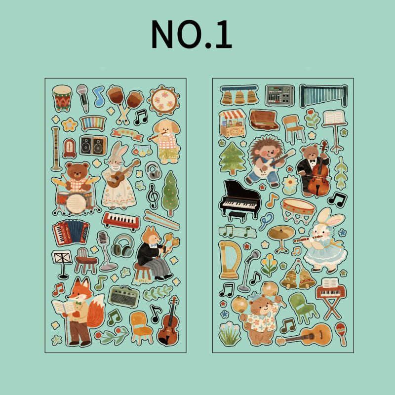 Cute Cartoon Decorative Stickers