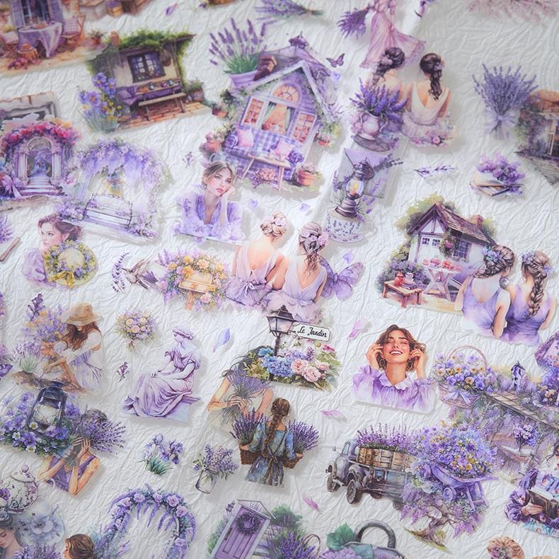 Vintage Girl Character Stickers