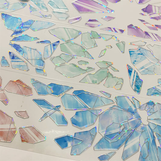 Colorful Glass Shard PET Tape ( One Cycle)