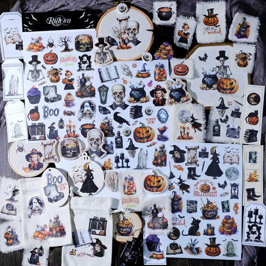3PCS Halloween Transfer Stickers