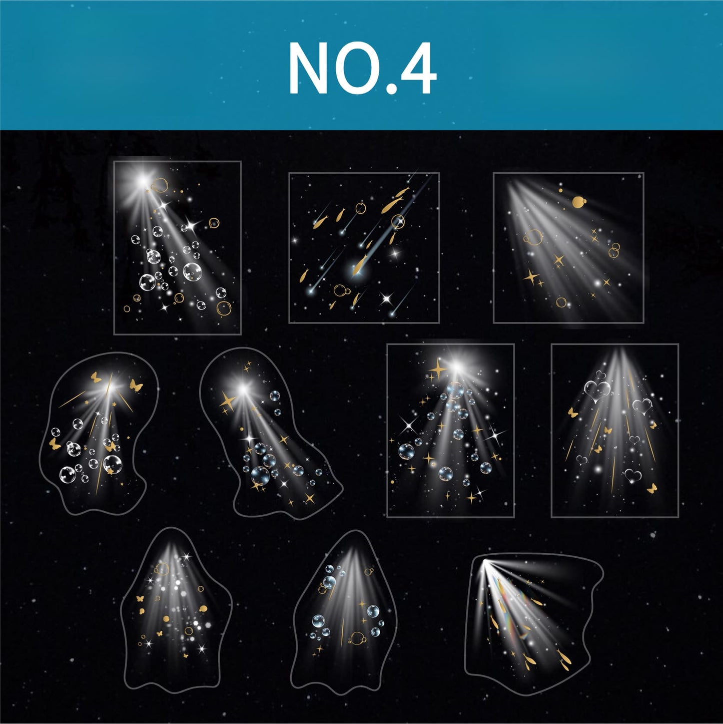 Beam of Light Theme Stickers