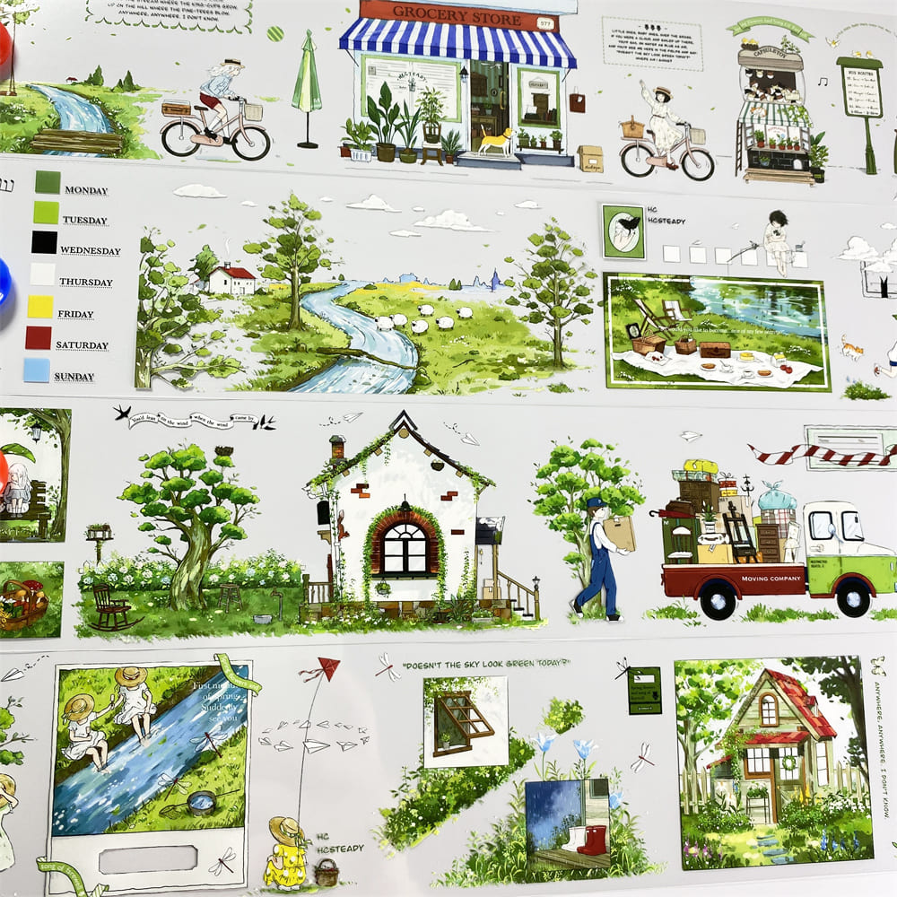 7cm*170cm Spring One Cycle PET Tape
