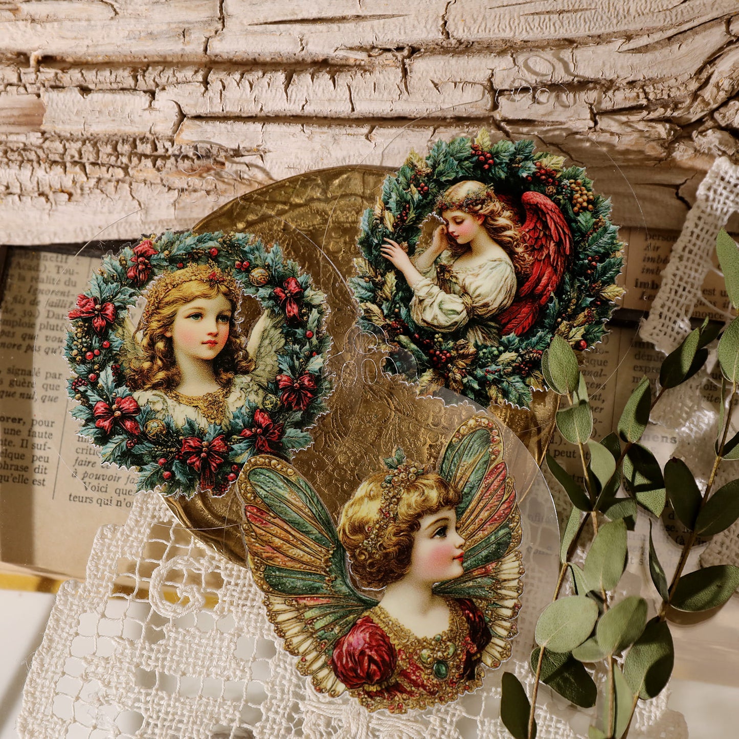 Christmas Angel Transfer Sticker