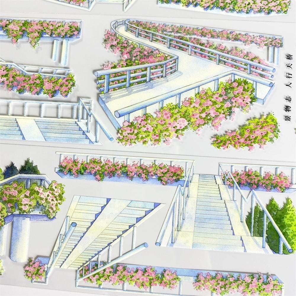 Pedestrian Overpass PET Tape (One Cycle)