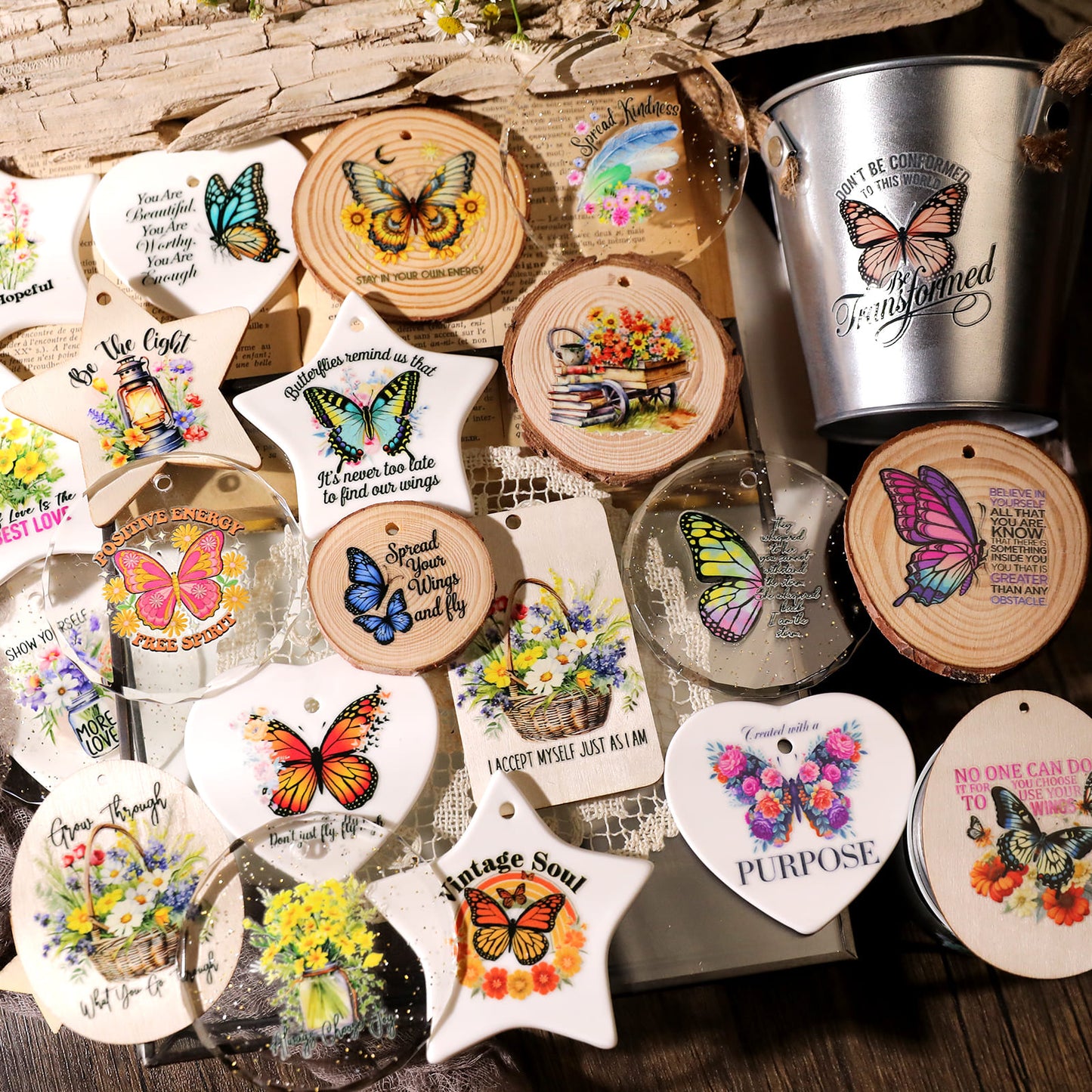 Butterflies Transfer Sticker