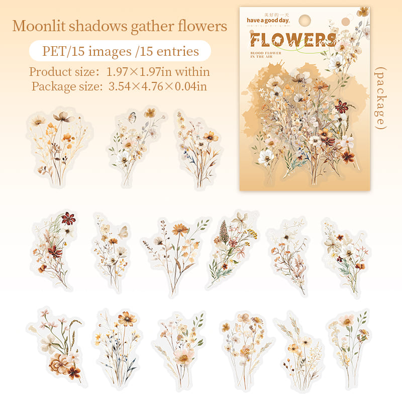 Flower Series Stickers