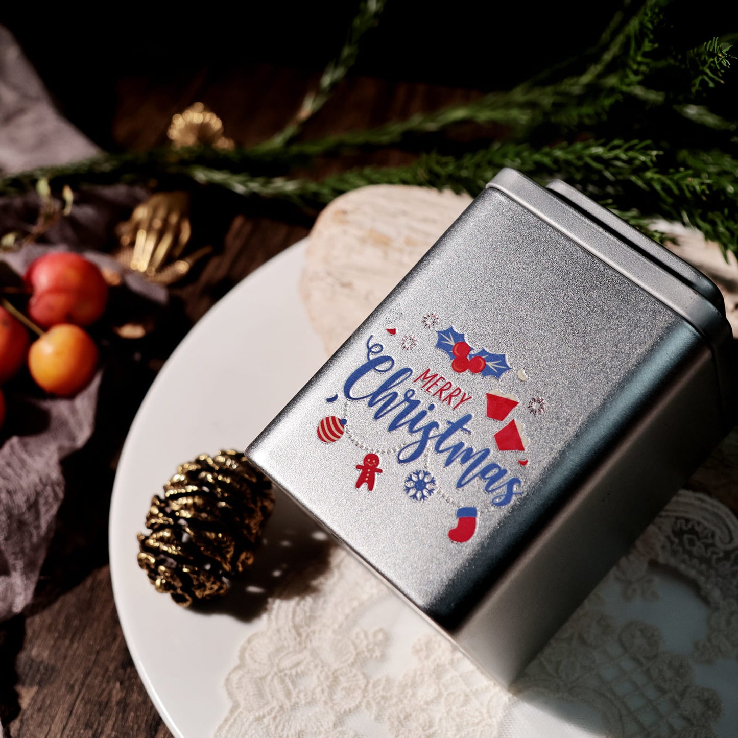 2PCS Christmas Phrase Transfer Stickers