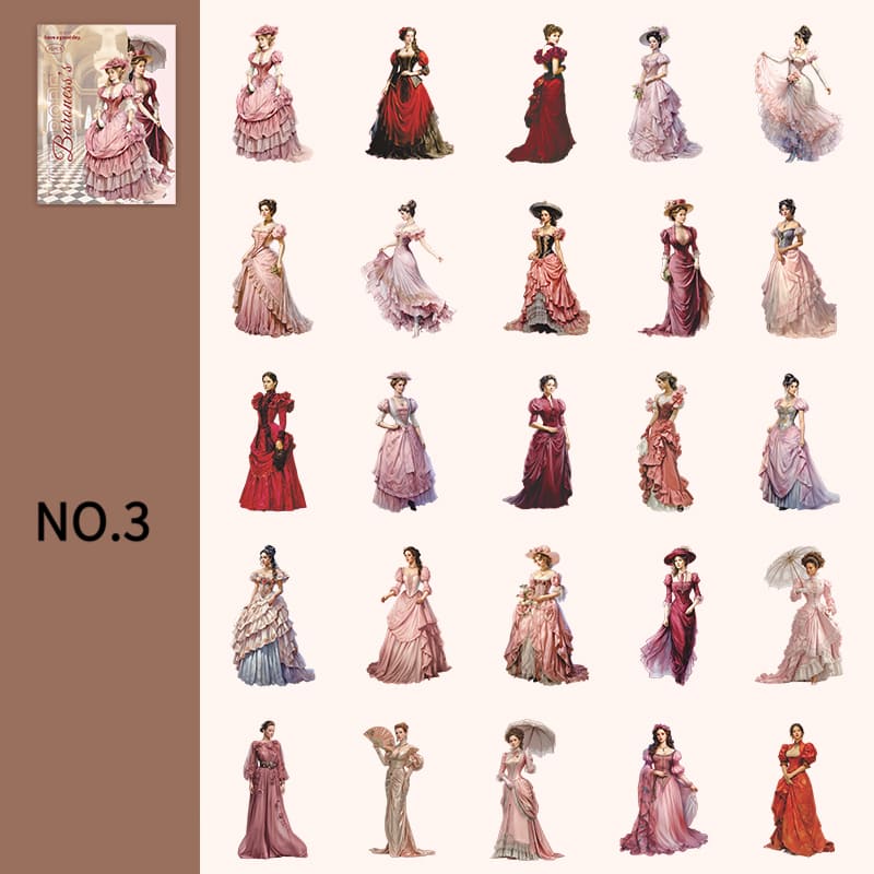 Vintage Character Stickers