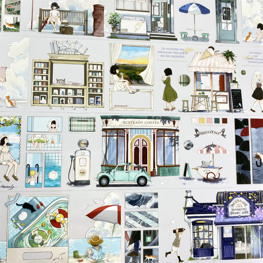 Summer Theme One Cycle PET Tape