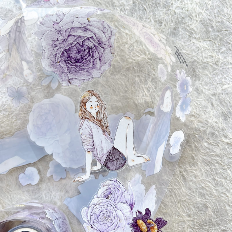 6cm*166cm Purple Girl Tape