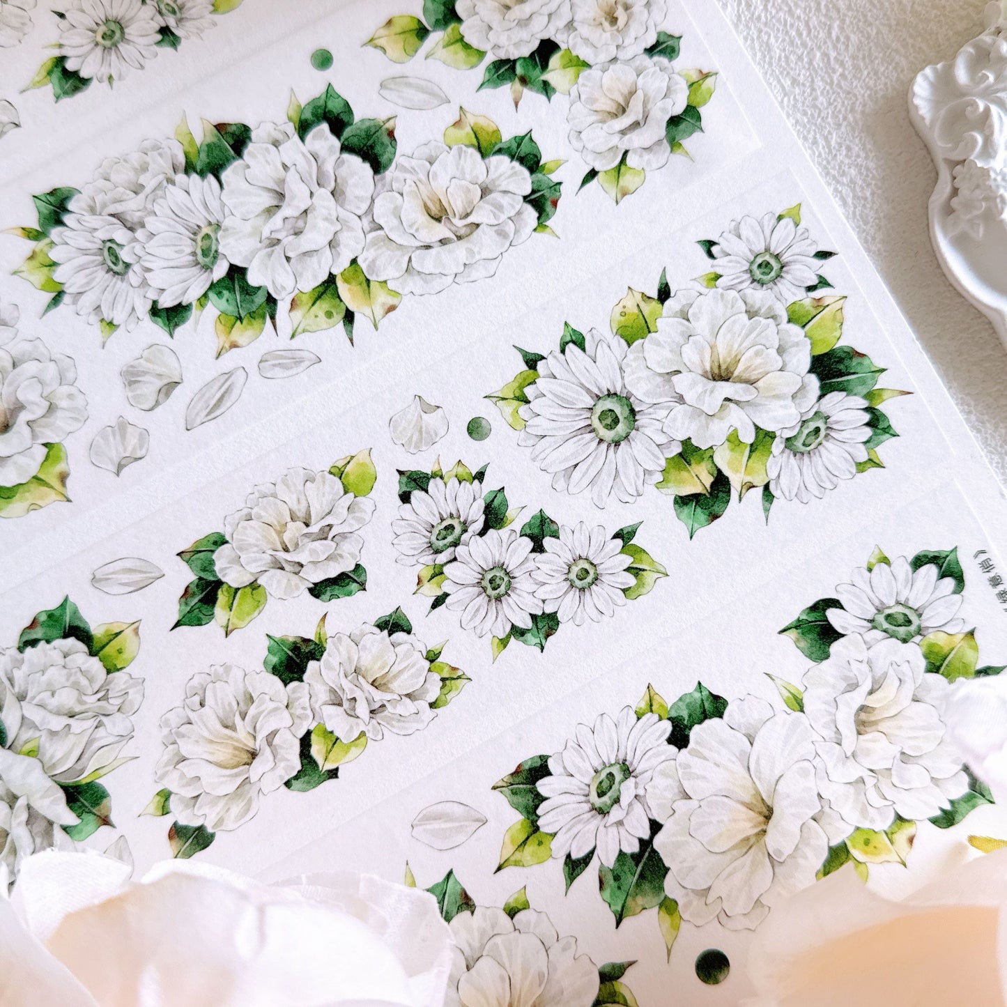 5cm*5m Green Flowers Tape