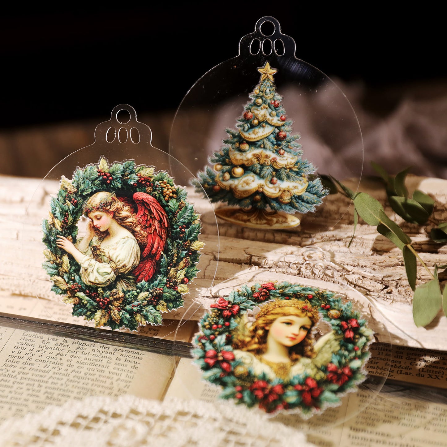 Christmas Angel Transfer Sticker