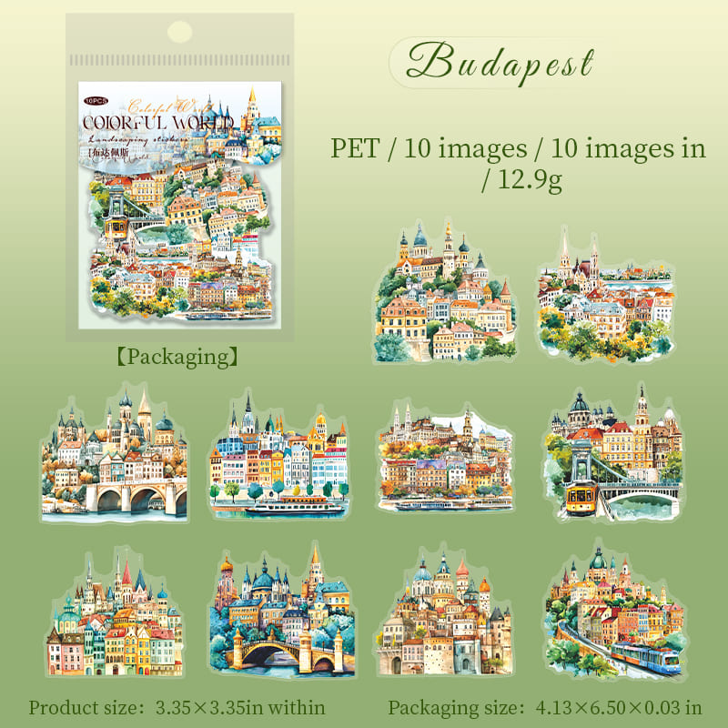 City-themed Stickers