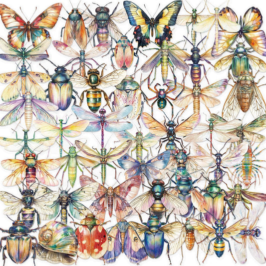 50PCS Insect Sticker Pack