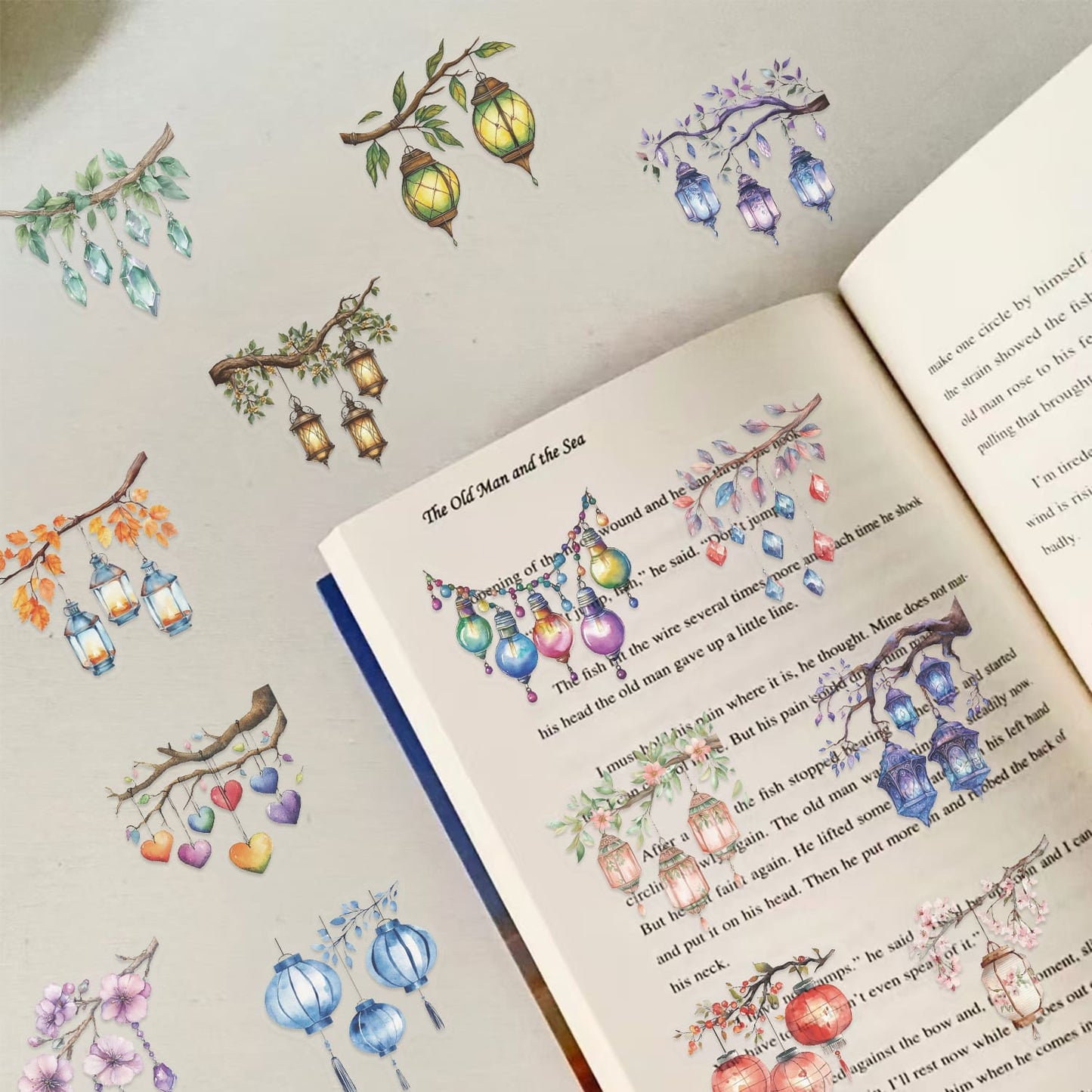 50PCS Fairy Lights Sticker Pack