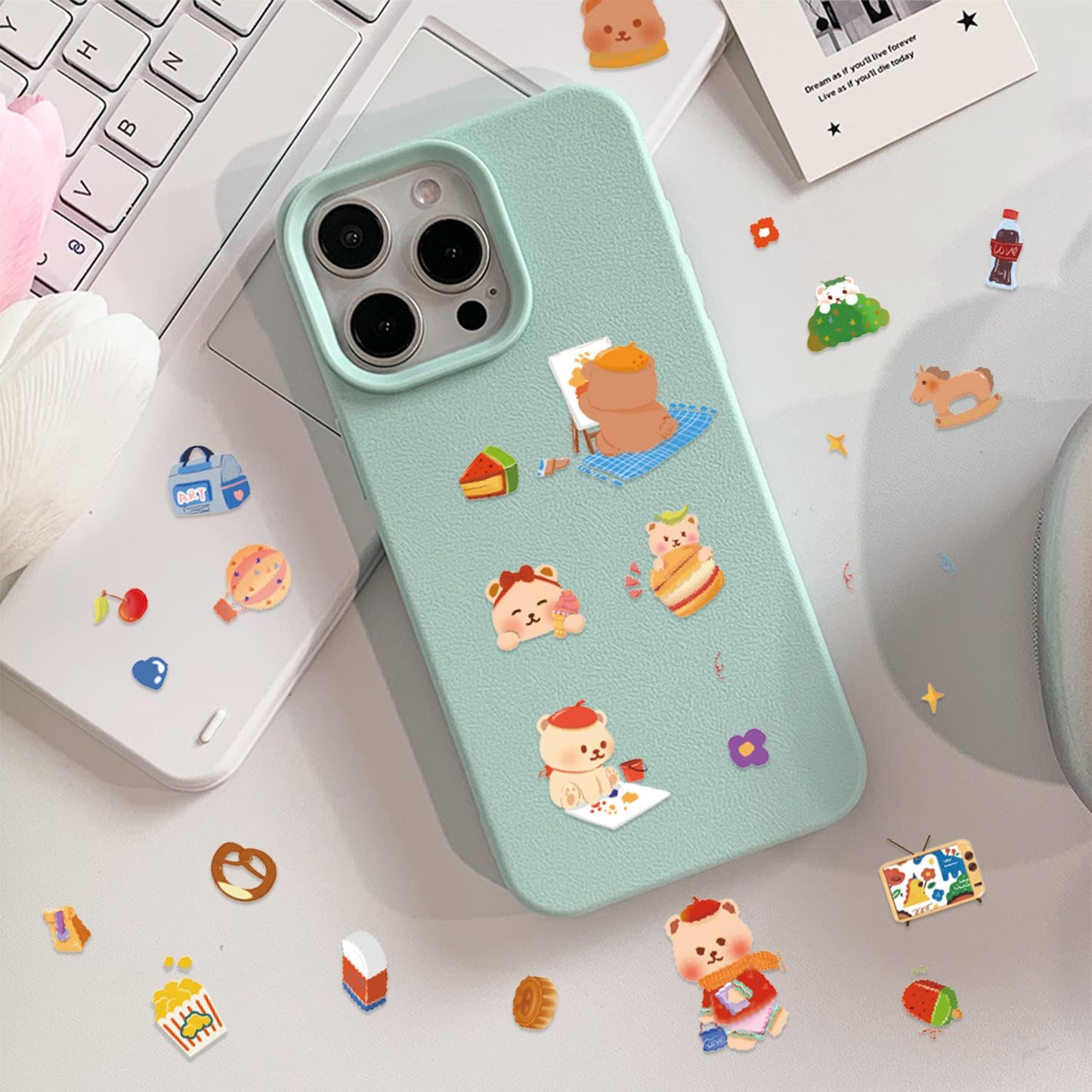 8PCS Bear Life Sticker Pack