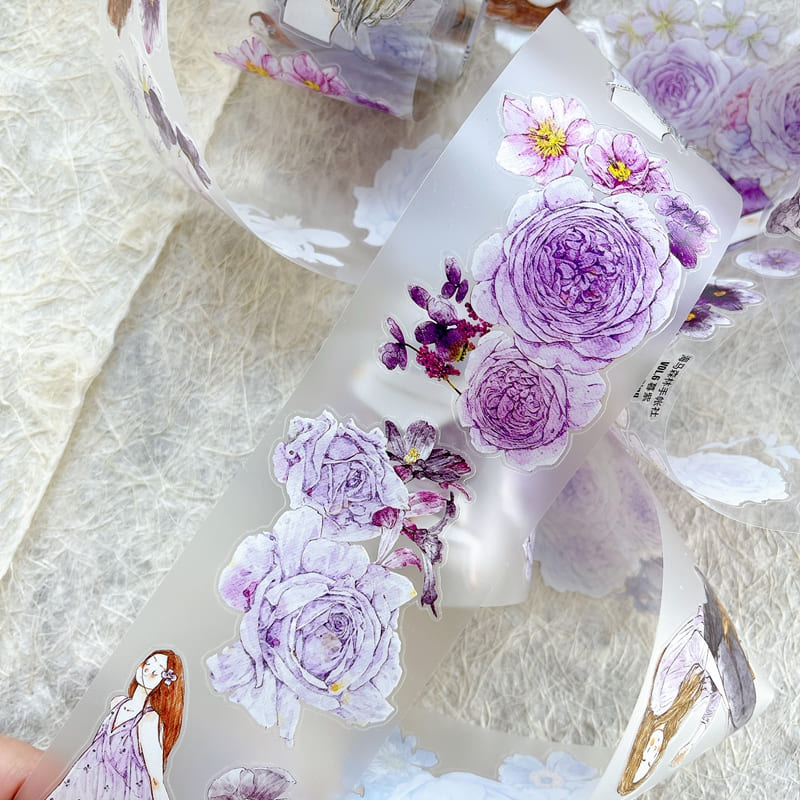 6cm*166cm Purple Girl Tape
