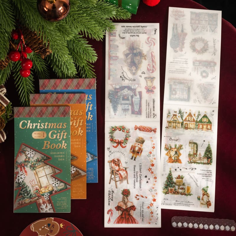 Christmas-Themed Sticker Book