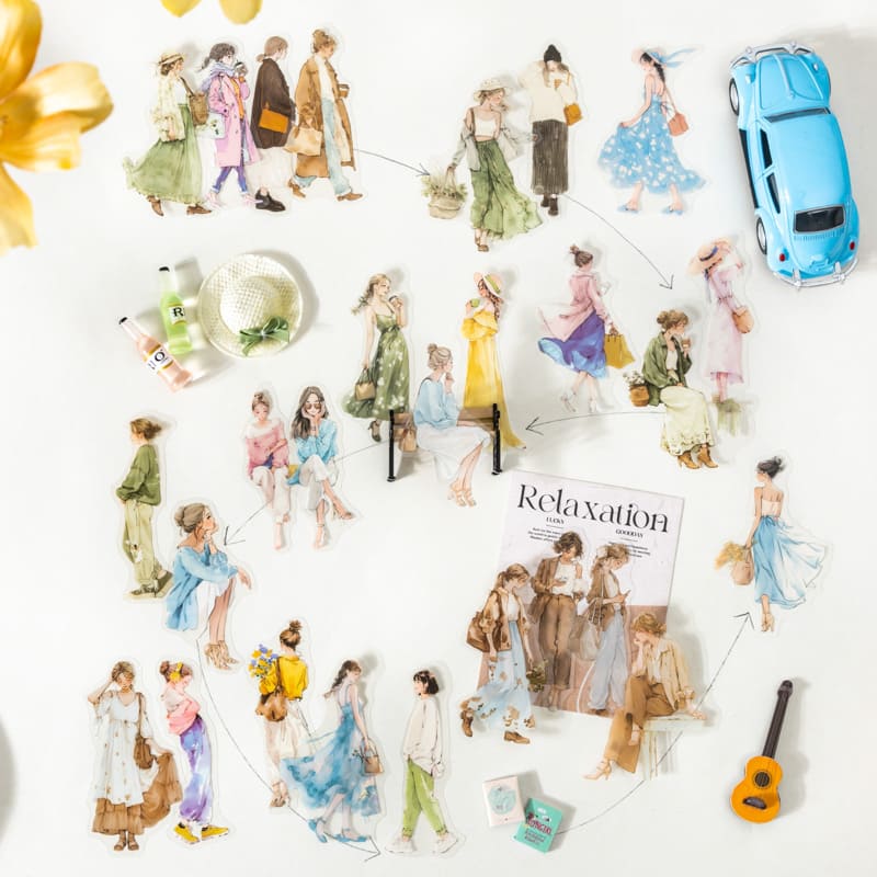 People PET Stickers