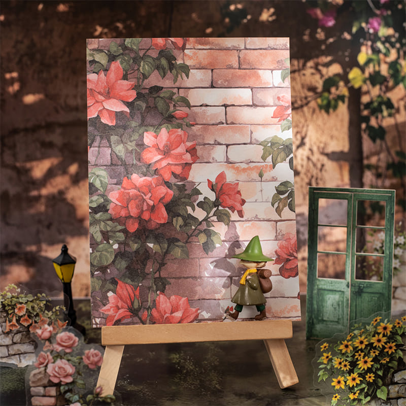 Flower Wall Theme Paper Kit