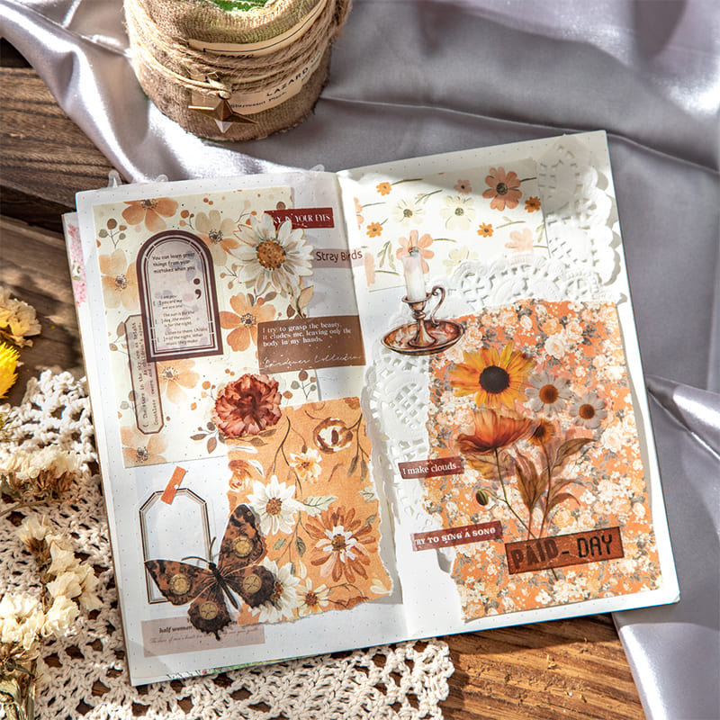 Floral Series Scrapbook Paper