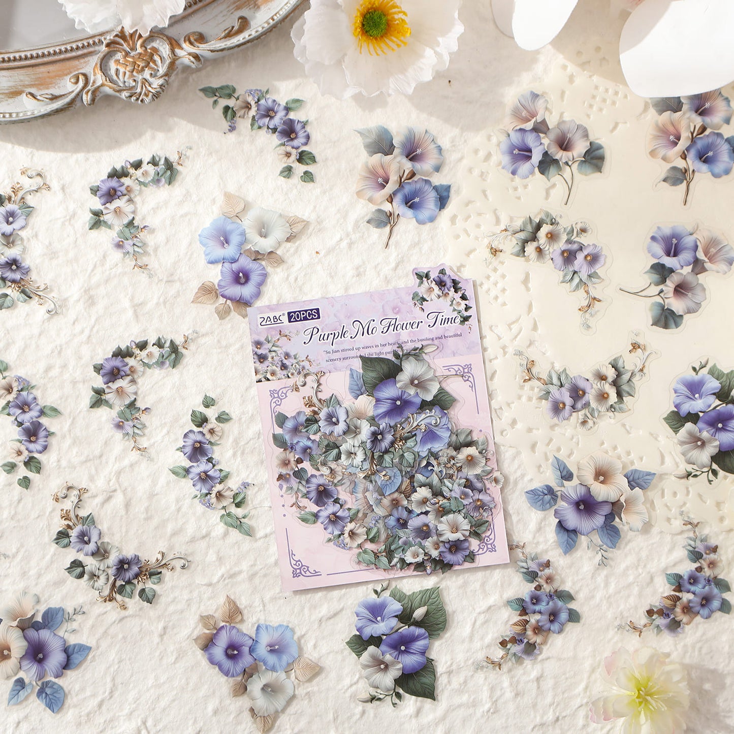 Vintage Floral PET Stickers